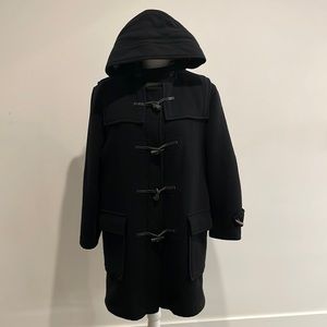 Vintage Burberry 100% wool duffel coat.